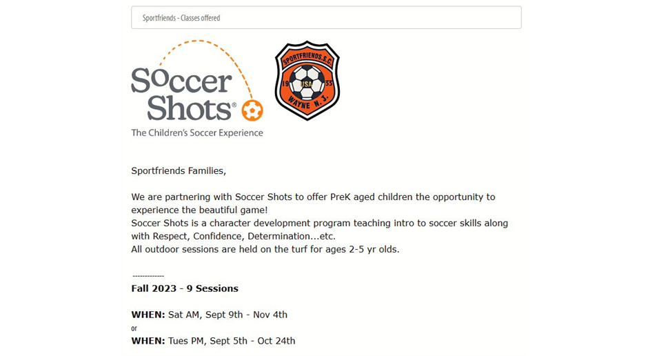 Enroll Now...Fall 2023 2 to 5 year old program!